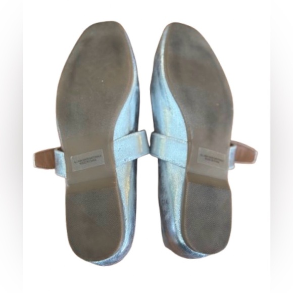 Dolce Vita Marcello metallic silver flat Maryjanes SZ 7.5 - Picture 13 of 13